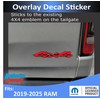 Reflective Concepts 4x4 Emblem Overlay Decal Sticker -Fits: 2019-2025 Ram,