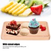 Fruit Dishes Beech Wooden Serving Tray Rectangular Decorative Dessert Plate