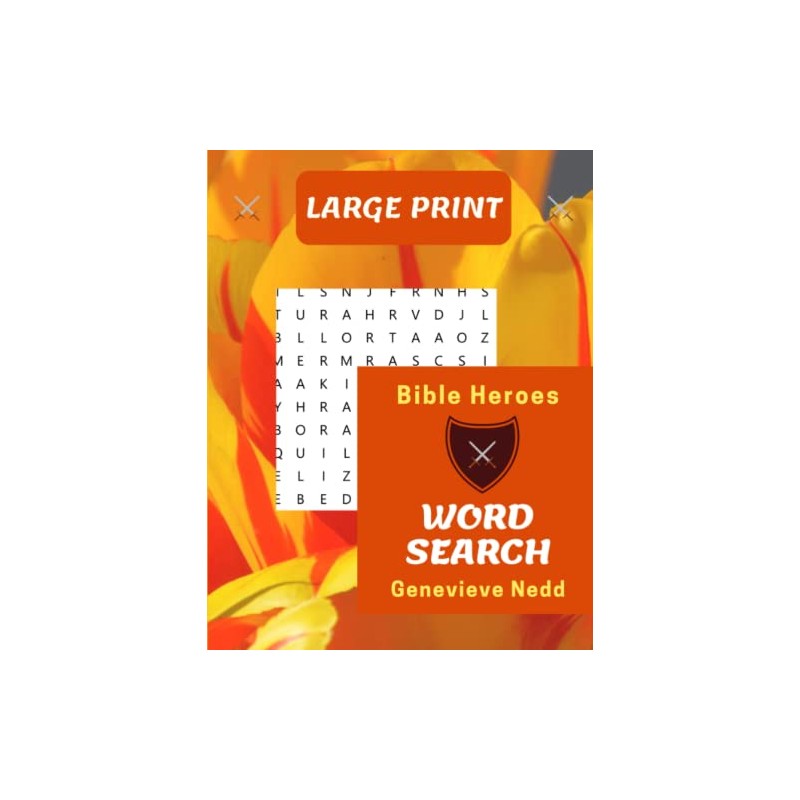 Bible Heroes Word Search: Large Print