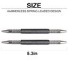 PMIIO 2 Pieces Dual Head Nail Setter Spring Loaded Nail