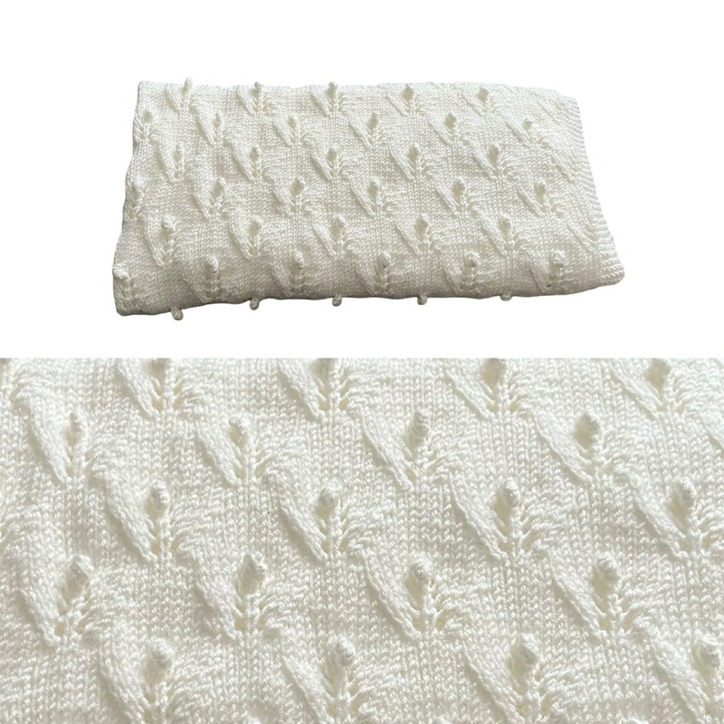 Knitting Patterns for Baby Blankets x 2, Budding Flowers &