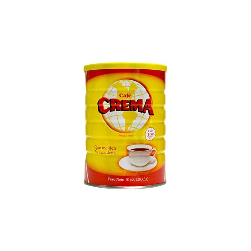 Cafe Crema ground coffee from Puerto Rico, 10 ounce can