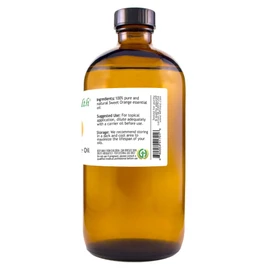 Sweet Orange Essential Oil - 16 fl oz (473 ml) Amber Glass Bottle - 100% Pure Essential Oil - GreenHealth