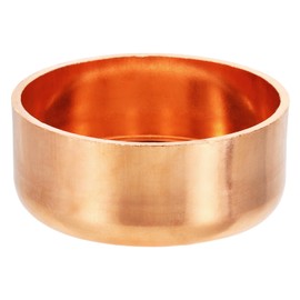 PATIKIL 3" Copper Pipe End Cap, 1Pcs Copper Fitting Cap Sealing Sweat Plug Solder Connection for Plumbing HVAC Air Conditioner