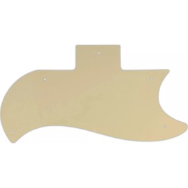 WD Custom Pickguard For Gibson 1961-1970 Half Face SG #06B Cream/Black/Cr