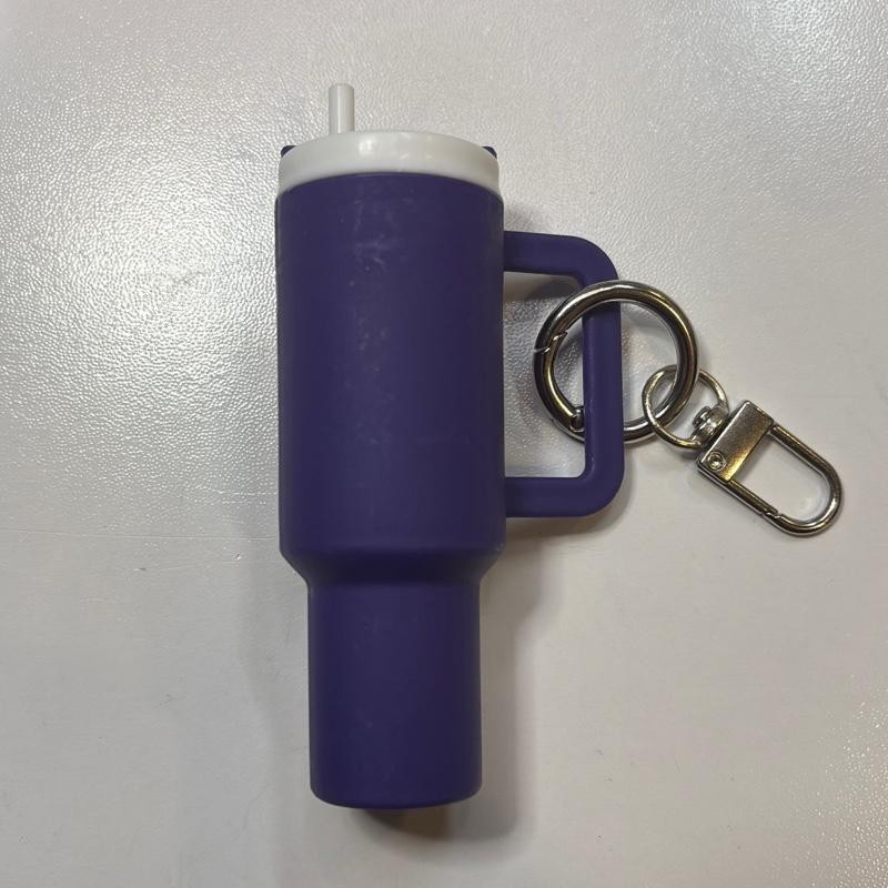Mini Tumbler (Cup only) with Keychain:_Black