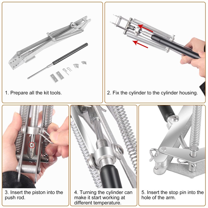 Automatic Window Opener for Greenhouse, Window Regulator Greenhouse Double Spring,