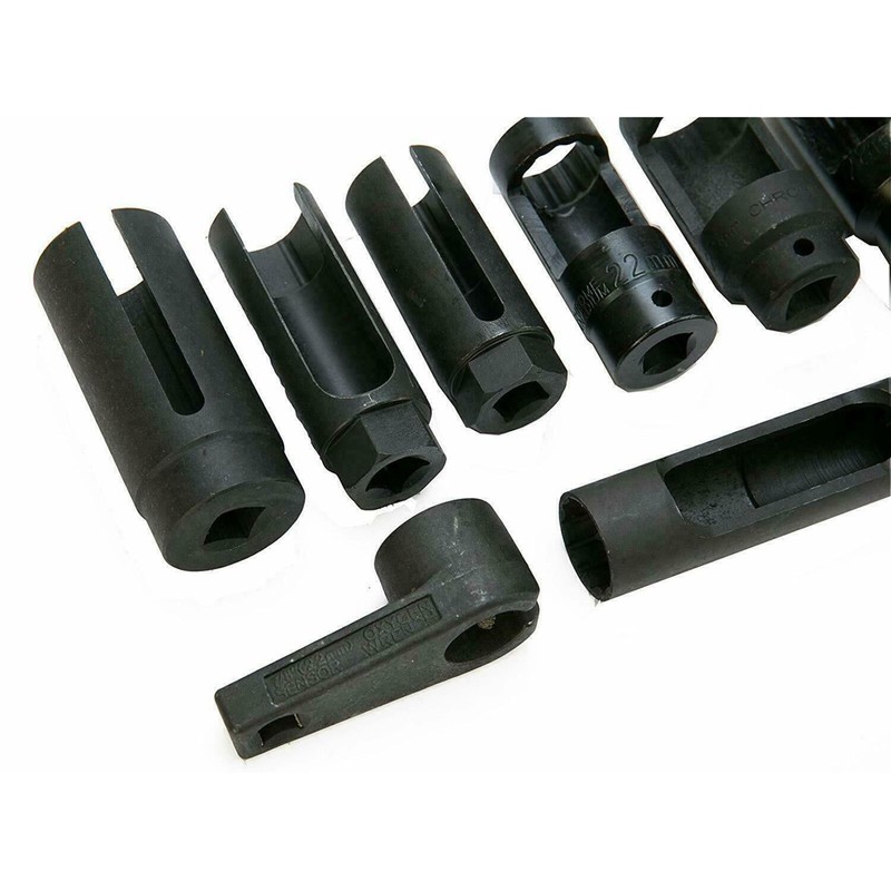 Maxfavor 10PCS Automotive Oxygen Sensor Socket Set Sensor Oil Pressure