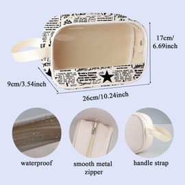 Musical Lover Gift Theatre Musical Actor Actress Cosmetic Bag Drama Nerd Performer Encouragement Makeup Bag (Hamil mb UK)