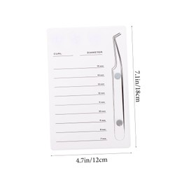 SAFIGLE Magnetic Eyelash Board Natural Eyelash Pallet Magnetic False Eyelashes Magnetic Lash Pallet Q Eyelashes Cluster Classic Lashes Magnetic Eyelashes Pallet Holder White Acrylic