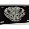 Diamond Etched Products Snake Head Diamond Etched Reflective Engraved License