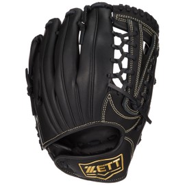Zett BJGB76555 Boys Soft Baseball Grab, Grand Hero, All-Round, Black (1900), Right Throw
