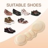 ZEPIQOR 6 Paar fersenpolster, Fersenpolster Schuheinlagen, Selbstklebend Fersenschutz Fersenkissen für
