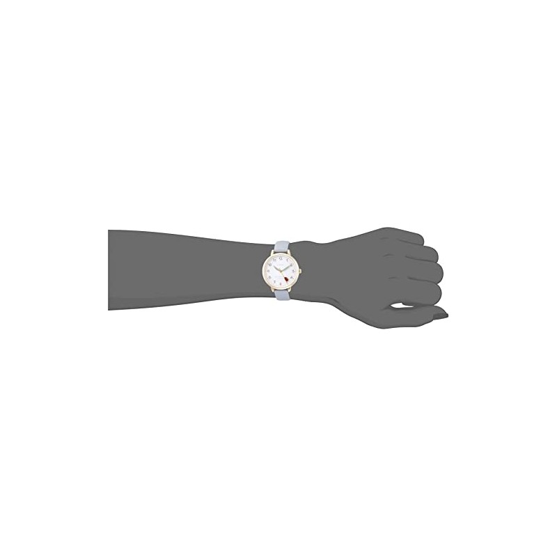 Fieldwork GY039-1 Women's Analog Wristwatch, Fleury, Flower Motif, Leather Strap,
