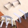 Pack of 12 Tablecloth Clips, Stainless Steel, Tablecloth Clips for