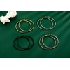 4 Pairs of Large Hoop Earrings for Women, Hypoallergenic Hoop
