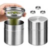 2-Pack Matcha Powder Sifter Container with 6 Stainless Steel Sifting