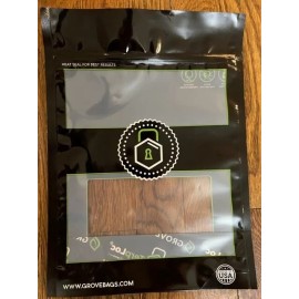 Grove Bags - TerpLoc 5 Quarter-Pound Bag  4 Oz  1/4lb (5 pack of 4 Oz  bags)