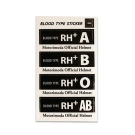 Motorimoda Original Blood Type Sticker