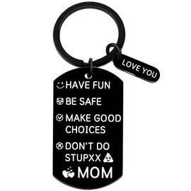 QUIHUD Teen Boy Gifts Graduation Mothers Day Gifts for Daughter Son Teen Girls Keychain Christmas Stocking Stuffers for Teens