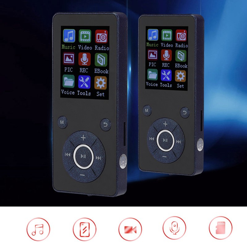 T3 Portable Bluetooth 4.2 Plug In Card Student MP4 Music