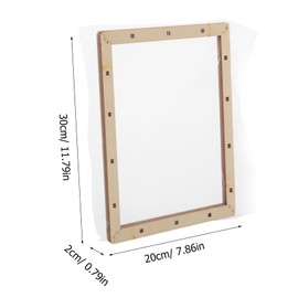 DOITOOL DIY Paper Making Frame Kit Screen Mould for Handmade Paper Crafting Easy to Clean for Creative Projects