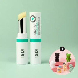 Isoi 아이소이 2개 센시티브 모이스춰 립밤 5g + 인형 키링 증정랜덤 1종 ISOI 2-pack Sensitive Moisture Lip Balm 5g + Random Doll Keyring Gift 1 Type