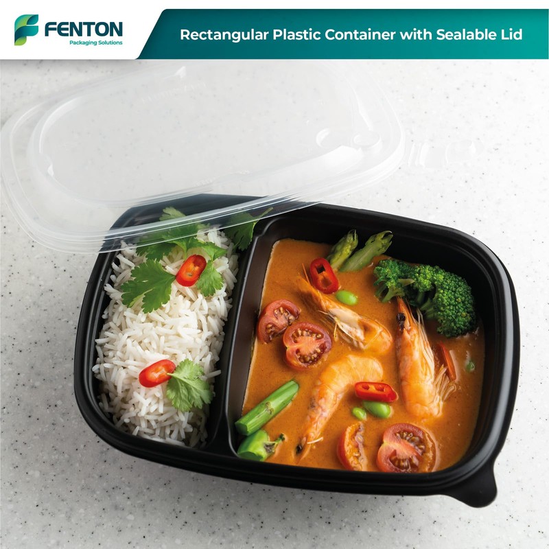 Fenton Packaging 15 X Microwavable Meal Prep Food Storage Containers