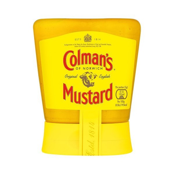 Colman's Original English Squeezy Mustard Imported From The UK England The Best Of British Mustard