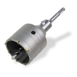 CCLIFE Drill Bit 50/55/65/68/80/82/100 mm Socket Drill Bit Concrete with SDS Plus Adapter Drill Bit Socket for Masonry and Concrete