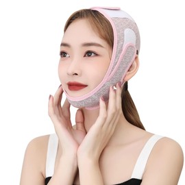 AAGWW Face Line Band Anti Wrinkle Chin Cheek Lifter Small Face Sagging Face Face Lifting Facelift Beauty Tool (Package Includes: Face Slim Band, Purple, 1 Piece)