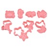 Plastic Cookie Cutters Sea Animal Pattern 3D Cartoon Baking Pressable