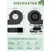 AmRunJe 140mm x 40mm Blower Fan with AC 110v 120v