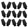 Zerodeko 60pcs Plastic Cable Fasteners Strain Relief Clips for Electrical