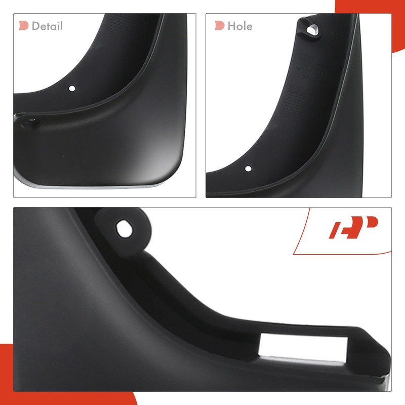 A-Premium Set of 4PCS Mud Flaps Splash Guards Mudguards Mudflaps