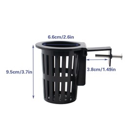 KeaJuidy Pack of 4 Aquarium Plant Holder Plant Stand Aquaponic Plant Culture Hanging Holder for Water Plants Plant Hanger Aquarium Decoration