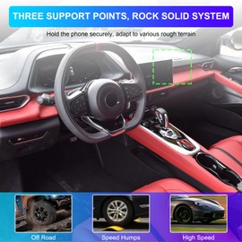 Moittellc Car Phone Holder Compatible with Lotus Emira l4 V6 GT GT4 Coupe 2021-2024,Center Console Navigation Screen Dashboard Clip Cell Phone Cradles Car Phone Mount Accessories (Type C)