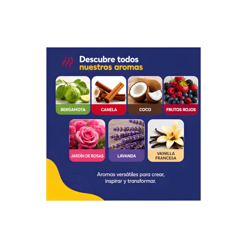 Esencia Aromática Concentrada 100 ml para Velas, Jabones y Difusores