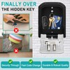 TEUEN Key Lock Box, Wall Mount Lock Box for Keys