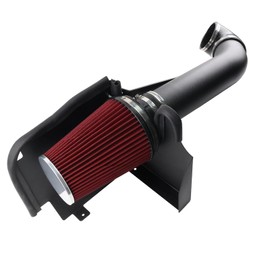 4" Cold Air Intake System with Heat Shield for 1999-2006 Chevy/GMC V8 4.8L 5.3L 6.0L Silverado 1500/2500/3500 - High Flow Air Filter Kit
