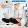 Cooling Reading Pillow Cover with Large Back Opening, Soft Replacement