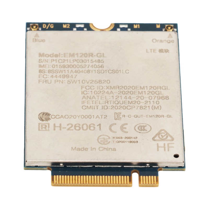 Network Card Module EM120R GL 4G LTE CAT12 600Mbps M.2