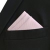 S&W SHLAX&WING Solid Pink Men's Pocket Square Wedding Handkerchief