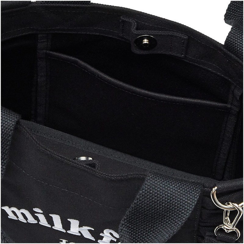 Milkfed Ruffle Mini Bag Tote Bag, Black