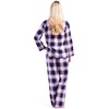 Fishers Finery Women's EcoFlannel Plaid Full Length Pajama Set with