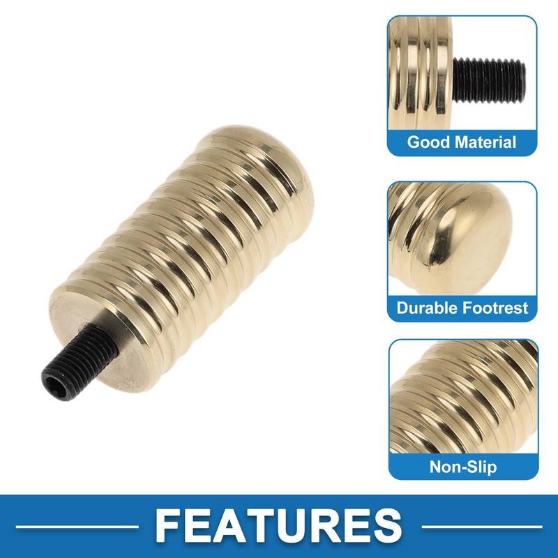 REPAIROCK Brass Motorcycle Shifter Footrests Pegs for HARLEY-DAVIDSON XL883 Cylinder