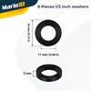 Mario10 24-Piece Rubber Hose Washer Set – 1/2", 3/4", and