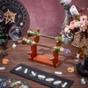 OLYCRAFT 3 Tiers Brown Wand Display Risers 14x5x13.5cm Wizard Wand