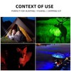 ALONEFIRE SV96 RGB Red Light Flashlight White Green Light Blue