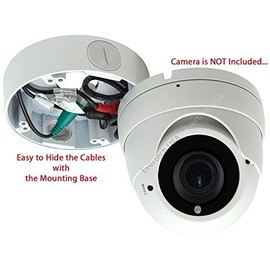 Evertech 4 Pcs. 3.75" Camera Mounting Base Junction Outlet Box for Eyeball/Turret/Dome and Bullet CCTV Security Cameras